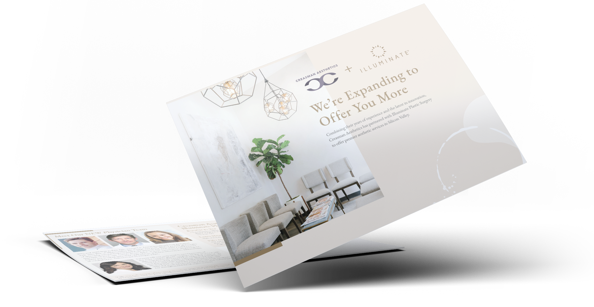 Custom website graphics and digital branding designed by Urge Interactive to elevate the online presence of medical and aesthetics clients