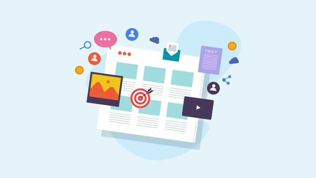 360 Marketing illustration